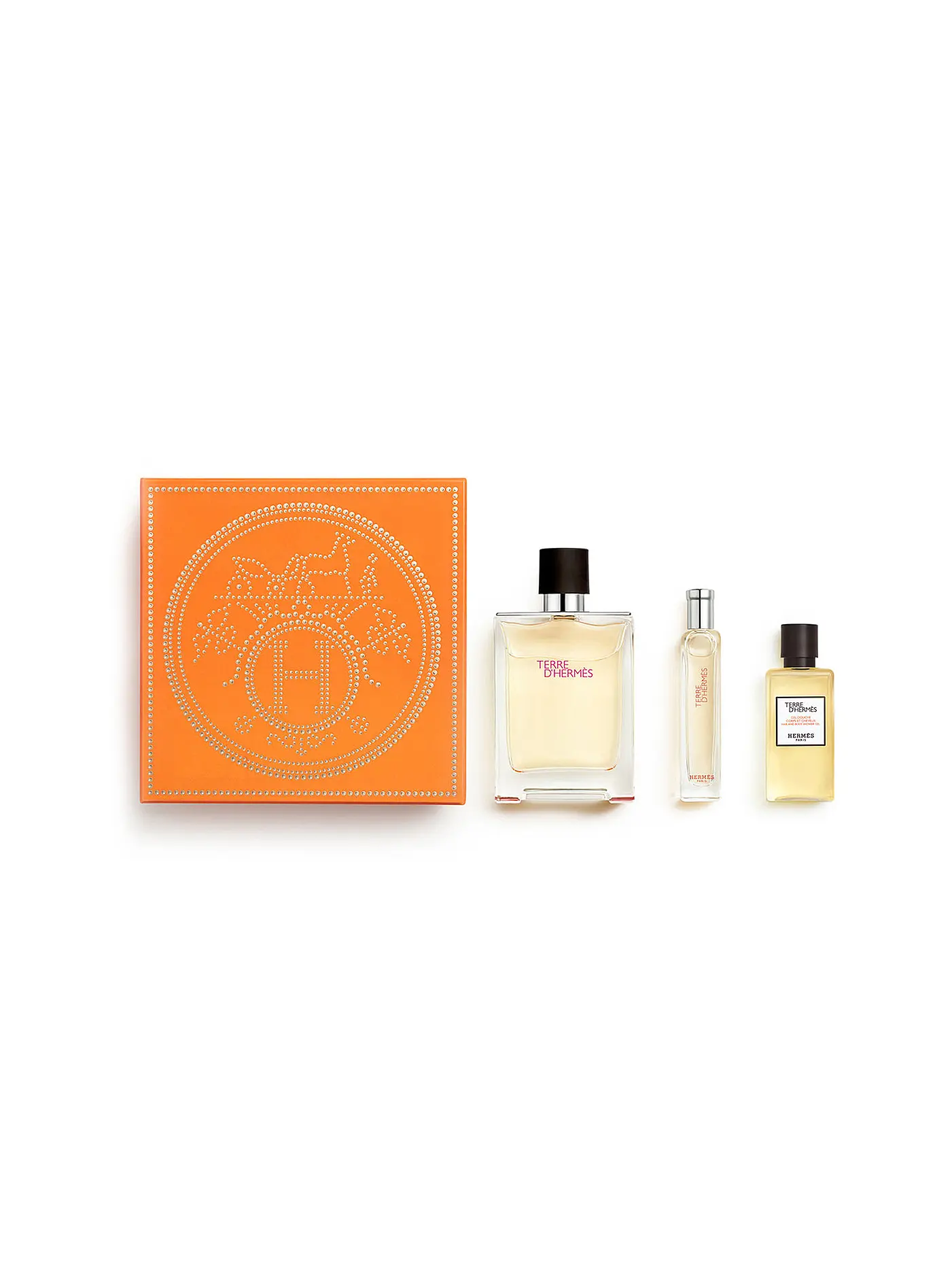 HERMÈS | Geschenkbox Terre d'Hermès Eau de Toilette 100ml / 40ml / 15ml | 